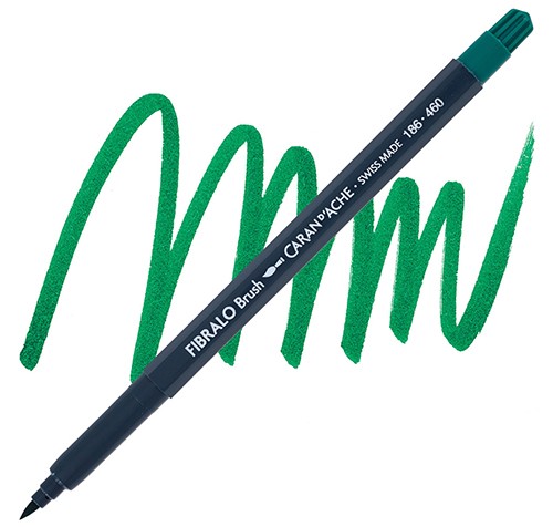 Набір акварельних брашпенів Caran d'Ache Fibralo 10 штук