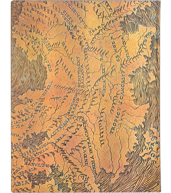 Блокнот Paperblanks Глобус Ханта Ленокса Flexi великий 18 х 23 см в лінію