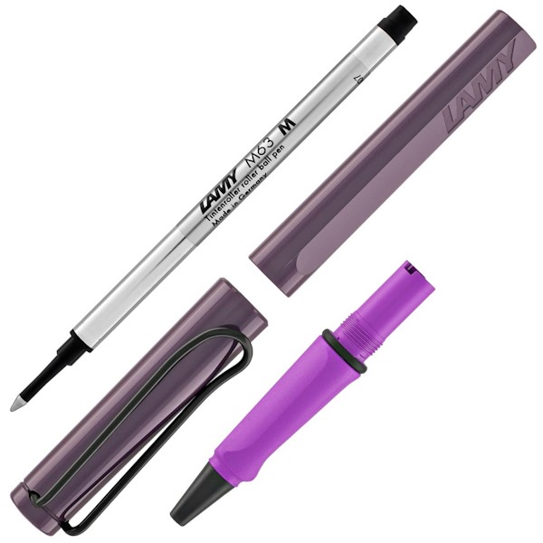 Ролерна ручка Lamy Safari Violet Blackberry фіолетово-ожинова 1,0 мм
