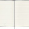 Щотижневик з місцем для записів Moleskine на 2025 рік великий 19 х 25 см чорний