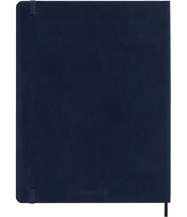 Щотижневик з місцем для записів Moleskine на 2027 рік великий 19 х 25 см сапфір м'який