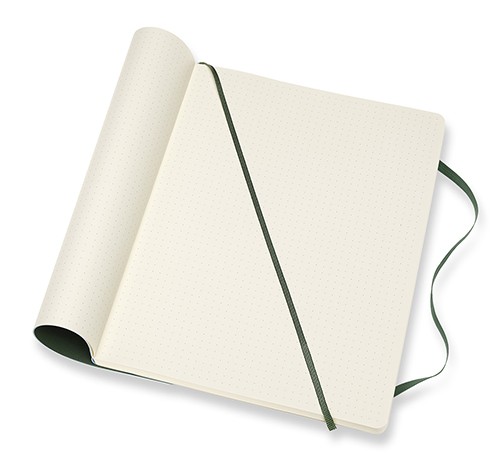 Блокнот Moleskine Classic великий 19 x 25 см в крапку миртовий зелений м'який