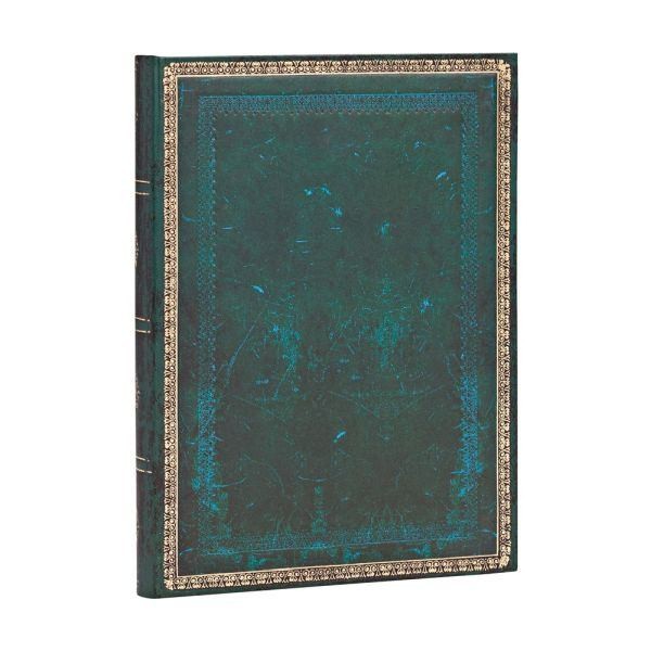 Блокнот Paperblanks Стара Шкіра Зелений середній 13 х 18 см в лінію