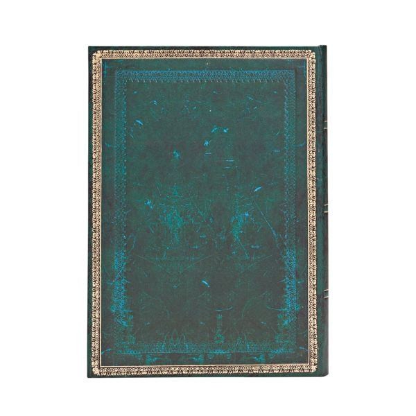 Блокнот Paperblanks Стара Шкіра Зелений середній 13 х 18 см в лінію