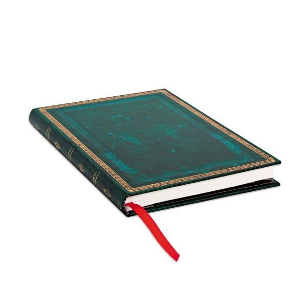 Блокнот Paperblanks Стара Шкіра Зелений середній 13 х 18 см в лінію