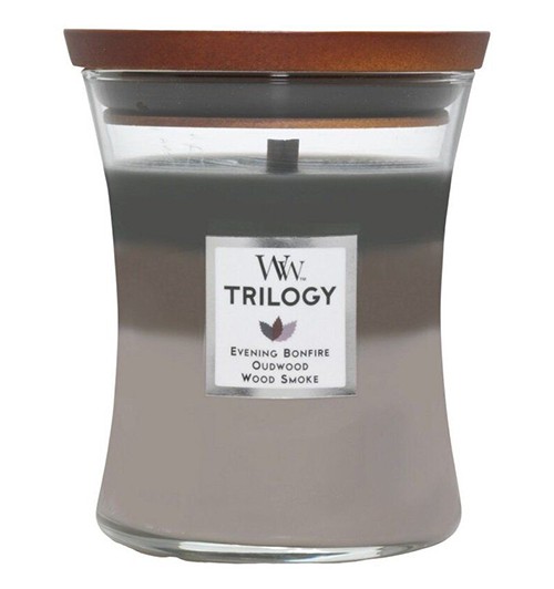Ароматична свіча WoodWick Medium Trilogy Cozy Cabin 275 г
