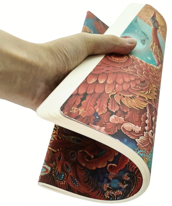 Зошит Paperblanks Cahier Птахи Щастя Жар-птиця 21 х 29,7 см в крапку