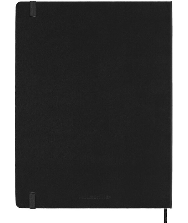 Щотижневик з місцем для записів Moleskine на 2027 рік великий 19 х 25 см чорний