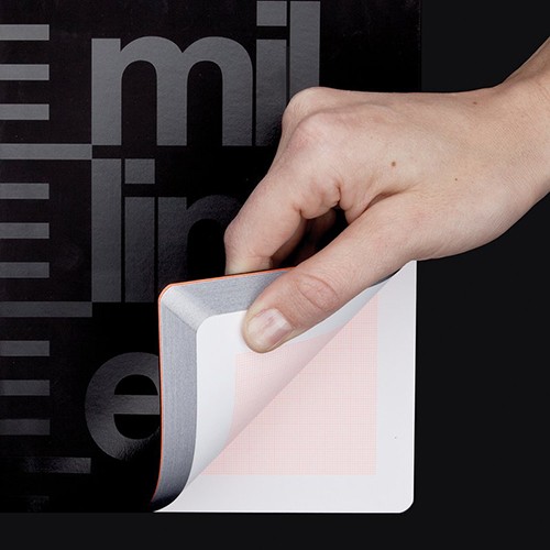 Блокнот Nuuna Graphic Millimeter 16,5 x 22 см з міліметровим папером