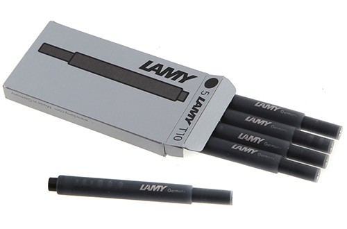 Набір чорнильних картриджів Lamy T10 чорний 5 штук 