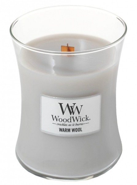 Ароматична свіча WoodWick Medium Warm Wool 275 г