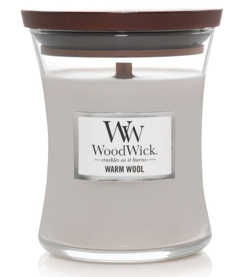 Ароматична свіча WoodWick Medium Warm Wool 275 г