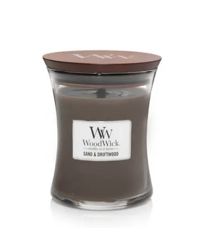 Ароматична свіча WoodWick Medium Sand & Driftwood 275 г