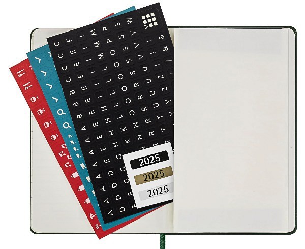 Щотижневик з місцем для записів Moleskine на 2025 рік кишеньковий 9 х 14 см миртовий зелений