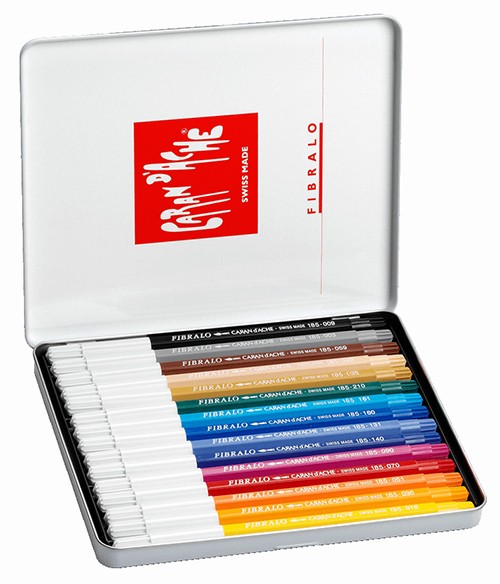 Набір акварельних фломастерів Caran d'Ache Fibralo 15 штук