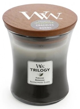 Ароматична свіча WoodWick Medium Trilogy Warm Woods 275 г
