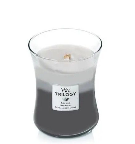Ароматична свіча WoodWick Medium Trilogy Warm Woods 275 г