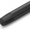 Чорнильна ручка Kaweco AC Sport Black чорна алюміній та карбон перо M (середнє)