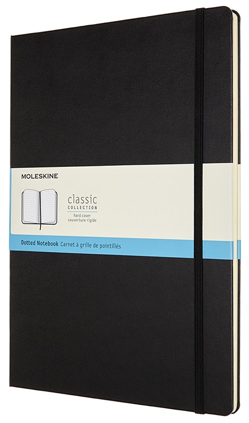 Блокнот Moleskine Classic A4 21 x 29,7 см в крапку чорний