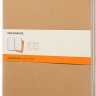 Набір зошитів Moleskine Cahier XXL 21,6 х 27,9 см в лінію бежевий 