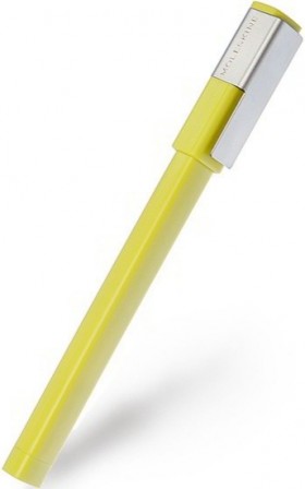 Ролерна ручка Moleskine Roller Pen Plus солом'яно-жовта 0,7 мм 