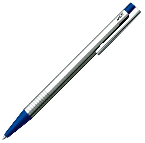 Кулькова ручка Lamy Logo M хром/синя 1,0 мм 