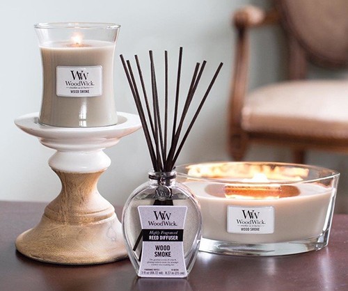 Ароматична свіча WoodWick Medium Wood Smoke 275 г