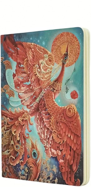 Зошит Paperblanks Cahier Птахи Щастя Жар-птиця 14,9 х 21 см в крапку