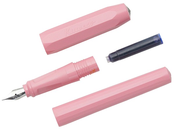 Чорнильна ручка Kaweco Perkeo Peony Blossom ніжно-рожева перо F (тонке)