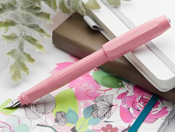 Чорнильна ручка Kaweco Perkeo Peony Blossom ніжно-рожева перо F (тонке)