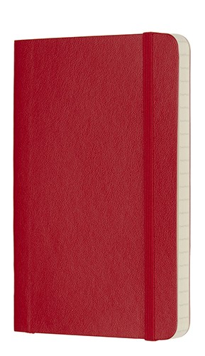 Блокнот Moleskine Classic 9 х 14 см в лінію червоний м'який