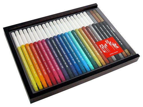 Набір акварельних фломастерів Caran d'Ache Fibralo Discovery 24 штуки