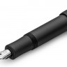 Чорнильна ручка Kaweco Al Sport Black чорна алюміній перо F (тонке)