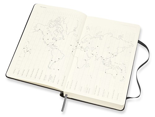 Щоденник Moleskine на 2024-2025 середній 13 х 21 см чорний