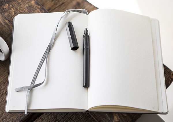 Чорнильна ручка Kaweco Perkeo All Black чорна перо F (тонке)