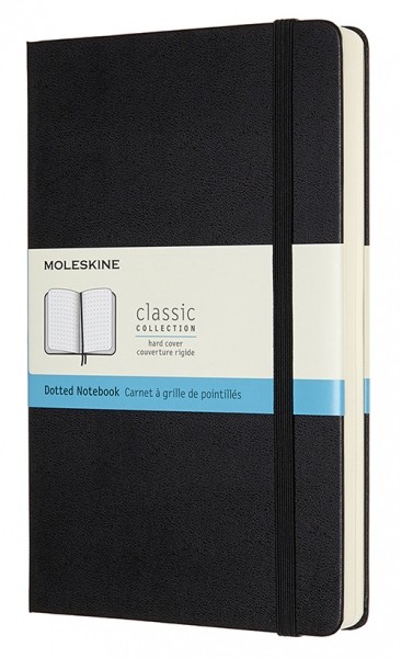 Блокнот Moleskine Classic Expanded середній 13 x 21 см в крапку чорний