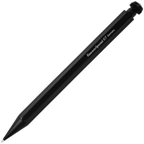 Механічний олівець Kaweco Aluminium Special Black чорний 0,7 мм 