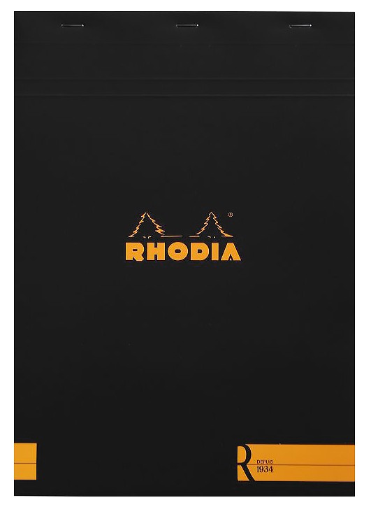 Блокнот Rhodia Le R 18 в лінію А4 чорний