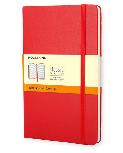 Блокнот Moleskine Classic 9 х 14 см в лінію червоний