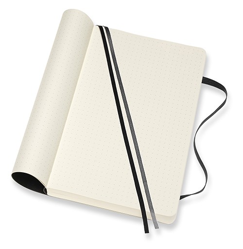 Блокнот Moleskine Classic Expanded середній 13 x 21 см в крапку чорний м'який