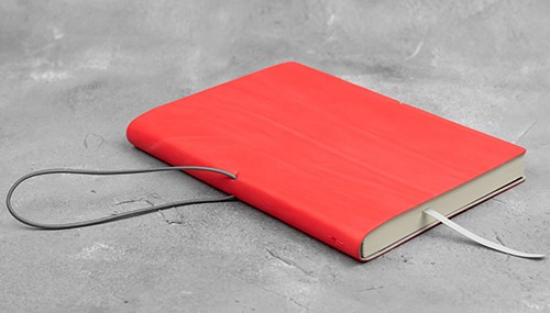 Планер Ciak великий 15 х 21 см в лінію кораловий