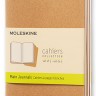 Набір зошитів Moleskine Cahier кишеньковий 9 х 14 см нелінований бежевий 