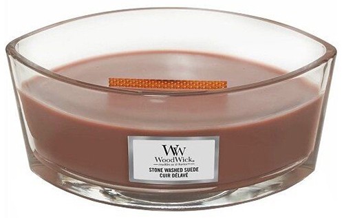 Ароматична свіча WoodWick Ellipse Stone Washed Suede 453 г