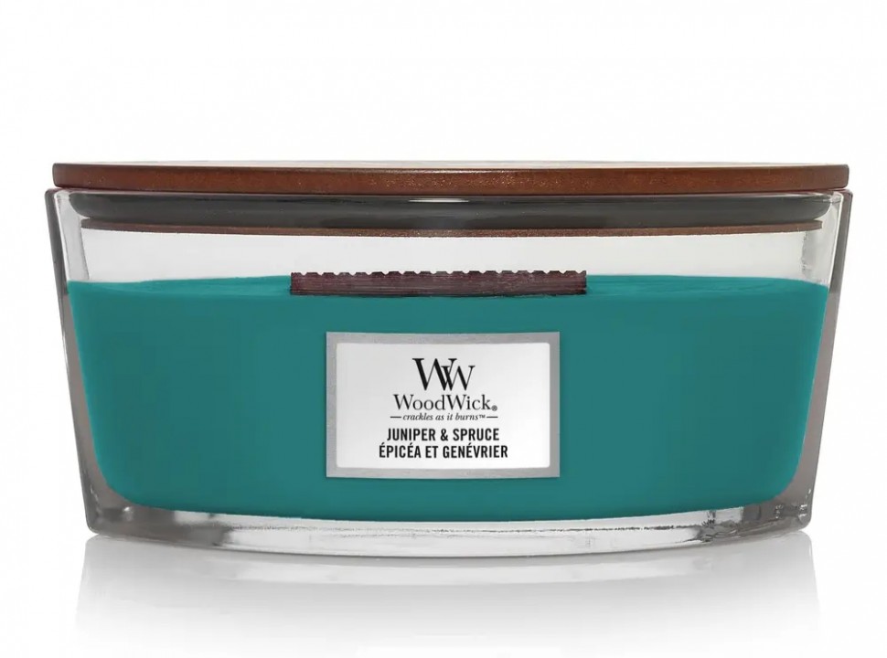 Ароматична свіча WoodWick Ellipse Juniper & Spruce 453 г