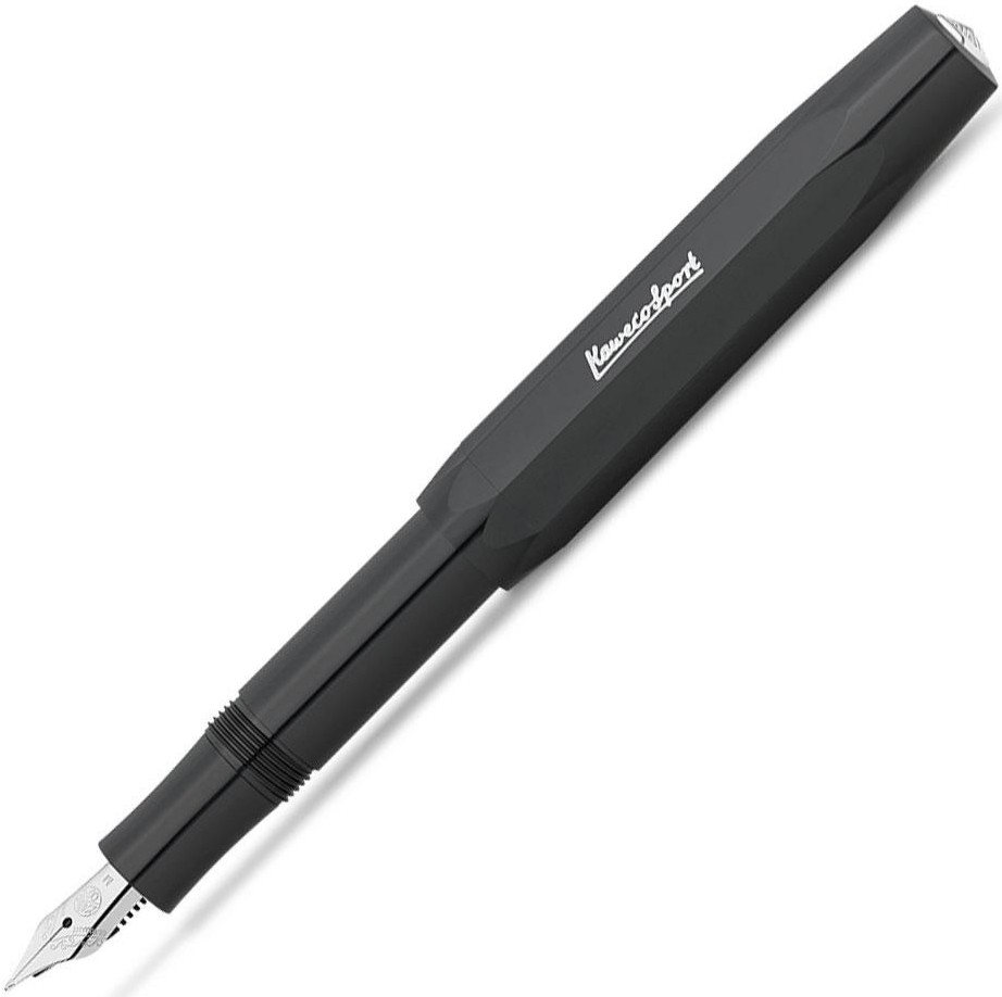 Чорнильна ручка Kaweco Skyline Sport чорна перо M (середнє)