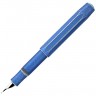 Чорнильна ручка Kaweco Al Sport Stonewashed синя алюміній перо EF (екстра тонке)