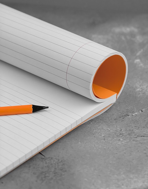 Блокнот Rhodia legal pad 119 А4+ в лінію помаранчевий