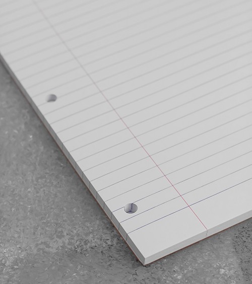 Блокнот Rhodia legal pad 119 А4+ в лінію помаранчевий