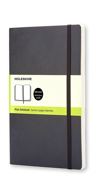 Блокнот Moleskine Classic 9 х 14 см нелінований чорний м'який
