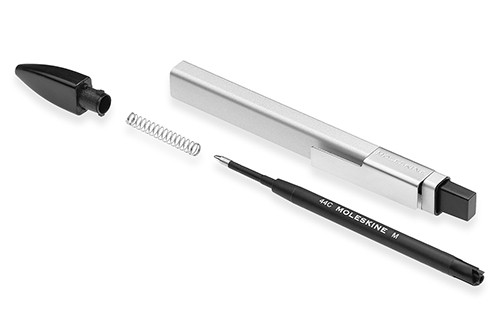 Автоматична кулькова ручка Moleskine Pro срібна 1,0 мм 